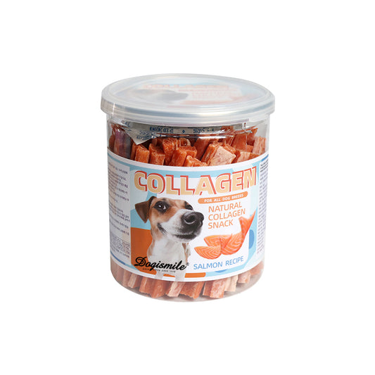 DOGISMILE DELICIOUS COLLAGEN PET SNACK PET FOOD SALMON RECIPE