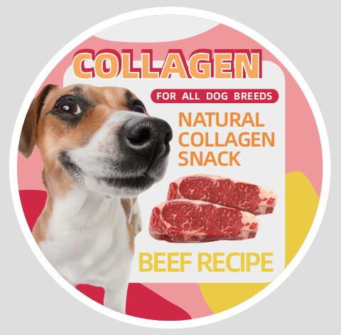 DOGISMILE DELICIOUS COLLAGEN PET SNACK PET FOOD BEEF RECIPE