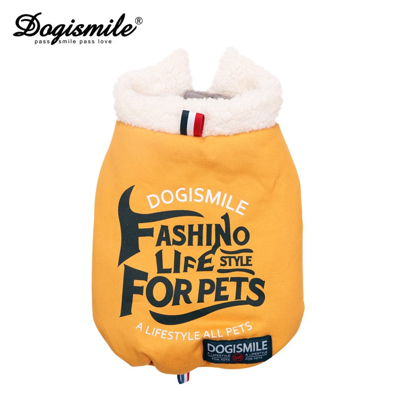 DOGISMILE  ELEGANT FASHION LIFESTYLE PET JACKET